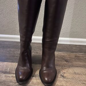 Banana Republic Dark Brown Leather Boots
